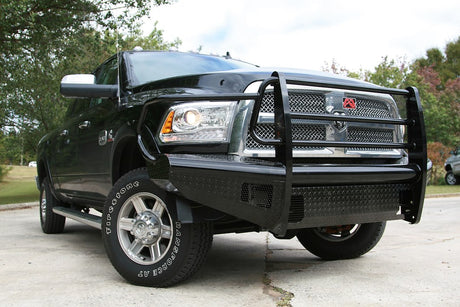 Product of Fab Fours DR06-S1160-1 Black Steel Steel Gloss Powder Coated Bumper 