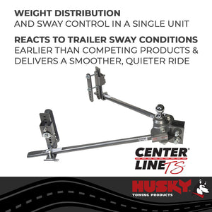 Product of Husky Towing 33092 12000 Pound Round Bar Weight Distribution Hitch 
