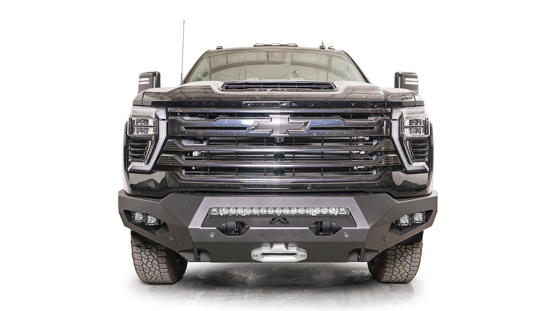 Product of Fab Fours CH24-X6151-1 Matrix Series Steel Matte Powder Coated Bumper 