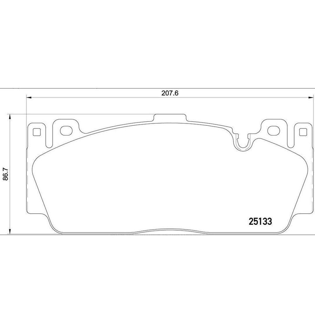 Product of Brembo P06079 Brake Pad - Set Of 4 