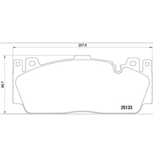 Product of Brembo P06079 Brake Pad - Set Of 4 