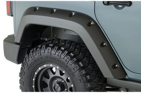 Product of Bushwacker 10080-02 Pocket Style/ Exposed Fasteners Black Fender Flare - Set Of 2 