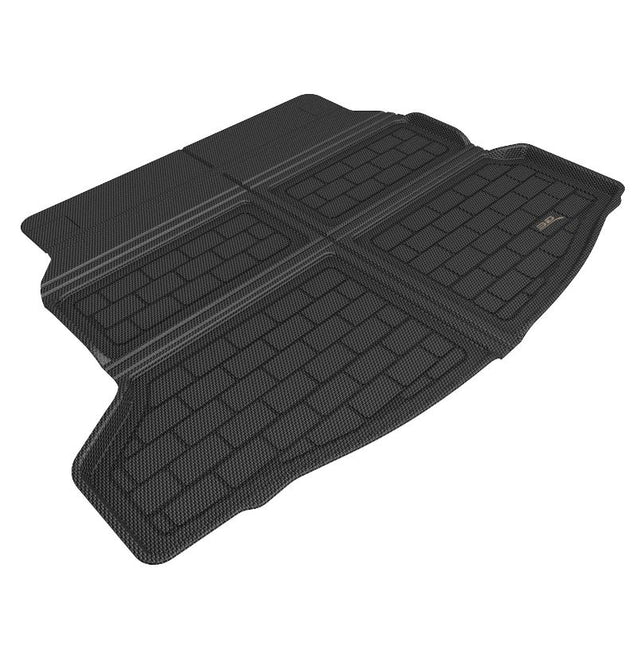 Product of 3D Mats M1HD1201309 Black Thermoplastic Rubber Of Carbon Fiber Texture To Back Of 2nd Seat Cargo Area Liner 