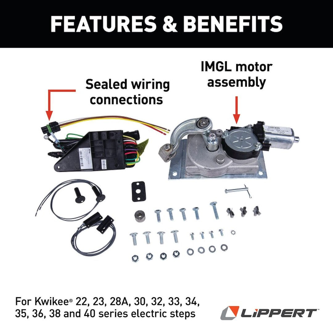 Product of Lippert Components 379769 Entry Step Motor/ Gearbox Upgrade