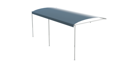 Product of Lippert Components V000334865 RV Patio Spring Assisted Awning , Blue Fade 