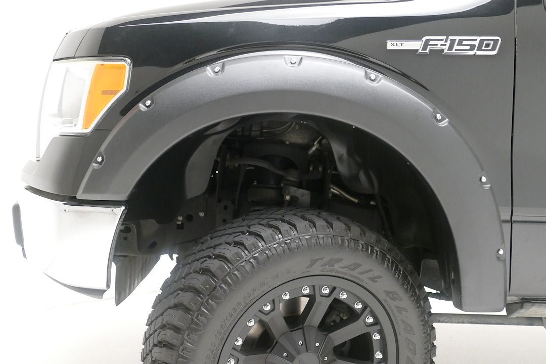 Product of TrailFX PFFF3006S Pocket Style/ Exposed Fasteners Black Fender Flare - Set Of 4 