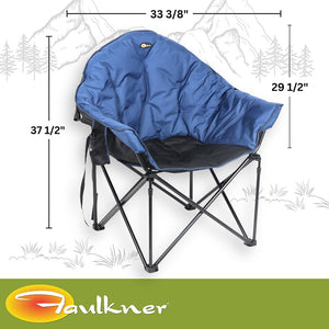 Faulkner 49575h Camping Chair||flk_49575h_Big Dog Bucket Chair_Blue Black_B2c_3.Jpg||87||flk49575h||1597462