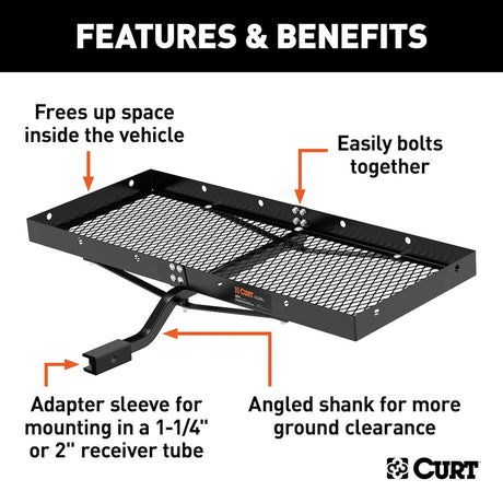 Curt 18110 Trailer Hitch Cargo Carrier||18110_3008x1990_Fa.Jpg||86||c9318110||904374