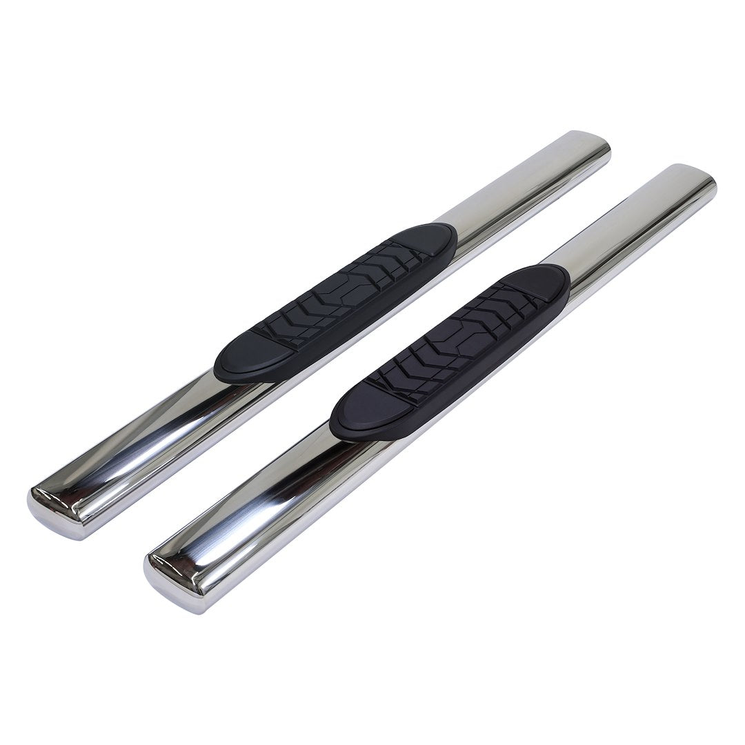 Product of TrailFX A7054S TFX 5" Oval Straight Side Bars Nerf Bar With Surface Steps 
