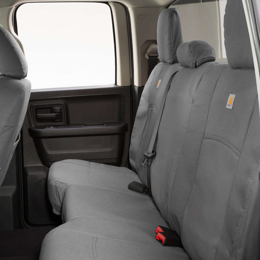 Product of Covercraft GTF4350CAGY Carhartt® PrecisionFit® Carhartt Gravel Duck Weave Fabric Seat Cover 
