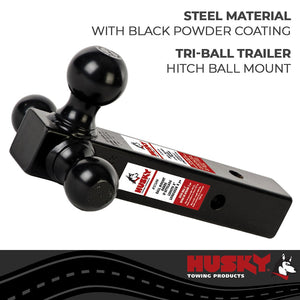 Product of Husky Towing 31349 2 Inch Receiver Trailer Hitch Ball Mount 