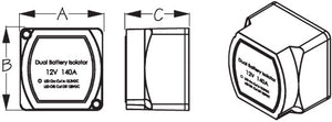 Product of Sea Dog 422790-1 Battery Isolator