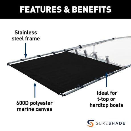 Product of Taylor Made 2021026252 Boat T-Top Shade Extension