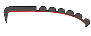 Product of Pacer Performance 21-106 Black Inside And Top Of Rail Bed Side Rail Protector 