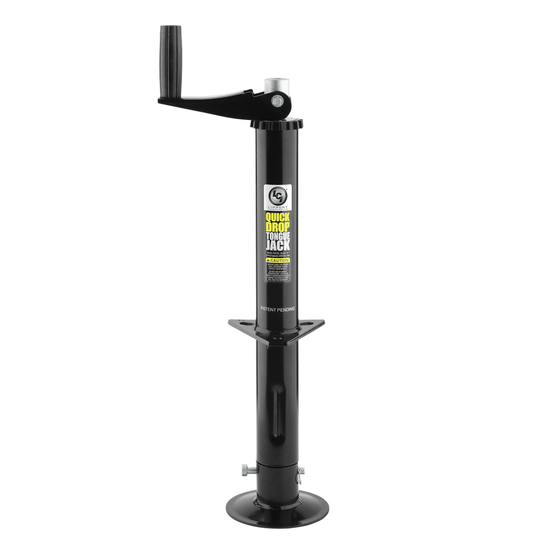 Product of Lippert Components 733926 2000 Pound Manual Trailer Tongue Jack 