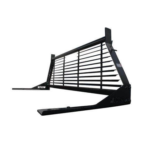 Product of Westin Automotive 57-8005 Bolt-On Black Powder Coated Bar Style Headache Rack 