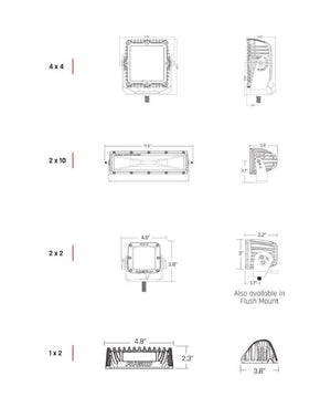 Product of Rigid Lighting 681513 Multi Purpose Light - Led