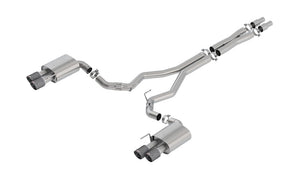 Product of Borla 140746CF ATAK ® Series Cat Back System Dual Exhaust System Kit 