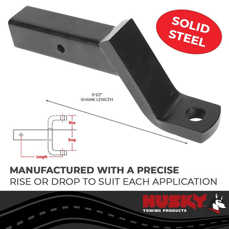 Product of Husky Towing 33005 2-1/2 Inch Receiver Trailer Hitch Ball Mount 