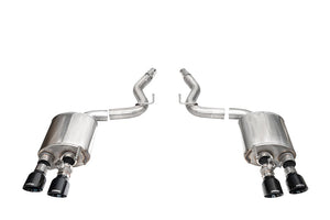 Product of Corsa Performance 21267BLK Sport Valve Axle Back System Exhaust System Kit 