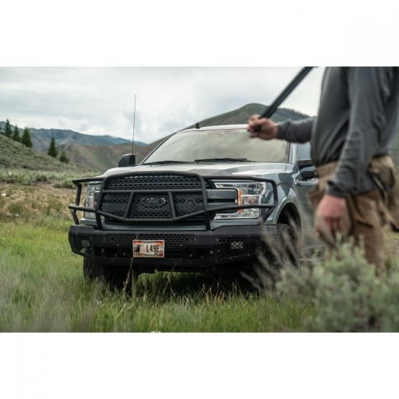 Product of Ranch Hand MFF18HBM1 Midnight Series Steel Matte Powder Coated Bumper 