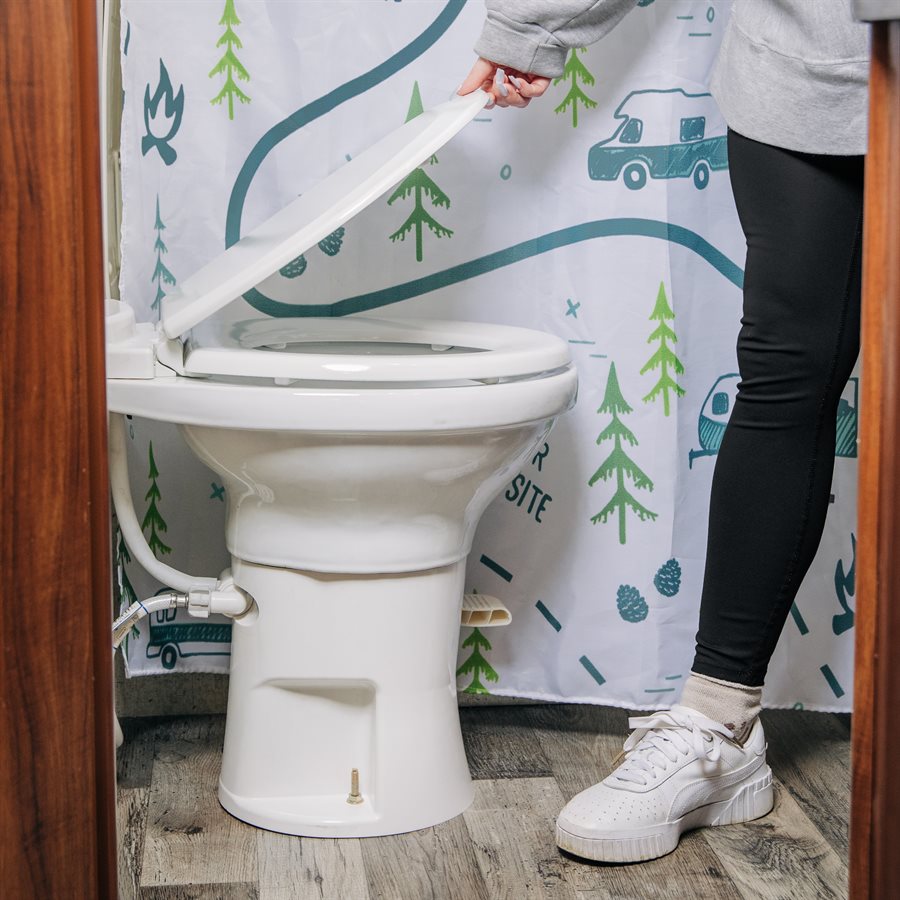 Product of Camco 41710 Permanent Full Bowl Flush Toilet , 18 Inch 