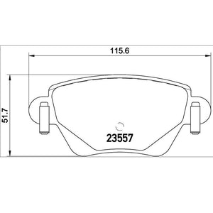 Product of Brembo P24059 Brake Pad - Set Of 4 