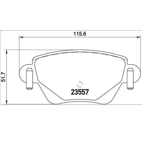 Product of Brembo P24059 Brake Pad - Set Of 4 