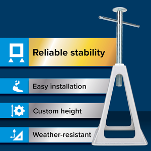 Product of Camco 44560 6000 Pound Manual Trailer Stabilizer Jack Stand 