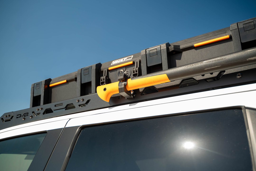 Dv8 Offroad Unrm-01 Molle Cargo Panel Tool Clamp||universal-Quick-Release-Tool-Mounts-Pair-Installed-9.Jpg||95||dv8unrm01||1629598