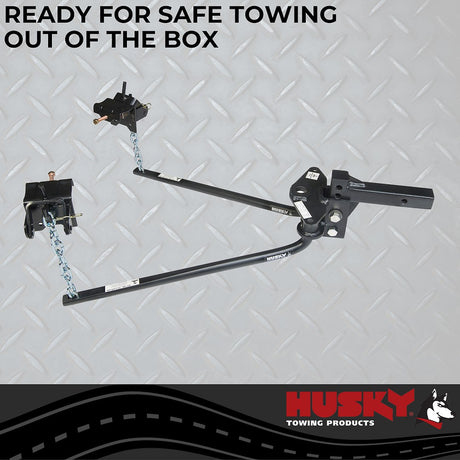 Product of Husky Towing 31423 12000 Pound Round Bar Weight Distribution Hitch 
