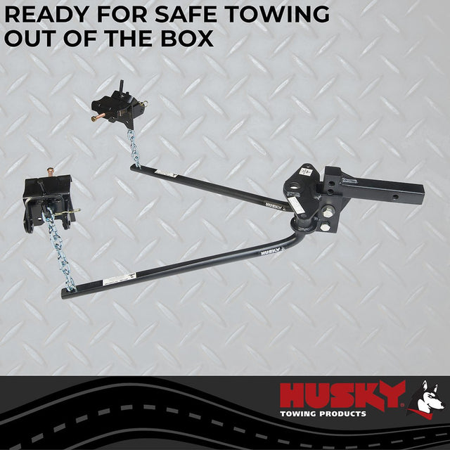 Product of Husky Towing 31423 12000 Pound Round Bar Weight Distribution Hitch 