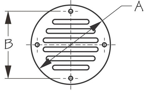 Sea Dog 331601-1 Boat Deck Drain Cover||331601-1_1.Jpg||86||sdg3316011||912996