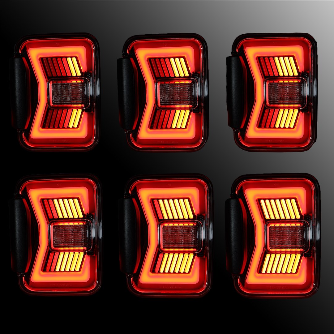 Product of Winjet Renegade CTRNG0668-BS-SQ Tail Light Assembly 