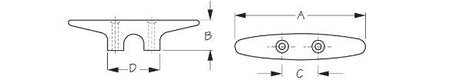 Sea Dog 043380-1 Rope Cleat||043380-1_1.Jpg||86||sdg433801||1166763