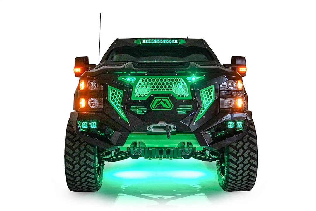 Product of Fab Fours GR3000-1 Grumper Steel Powder Coated Bumper 