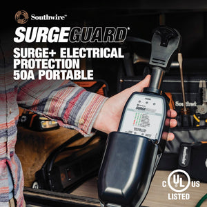 Product of SouthWire Corp. 44390 120/ 240 Volt 50 Amp Surge Protector 