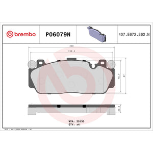 Brembo P06079n Brake Pad||p06079n_Drw.Jpg||91||brmp06079n||1752471