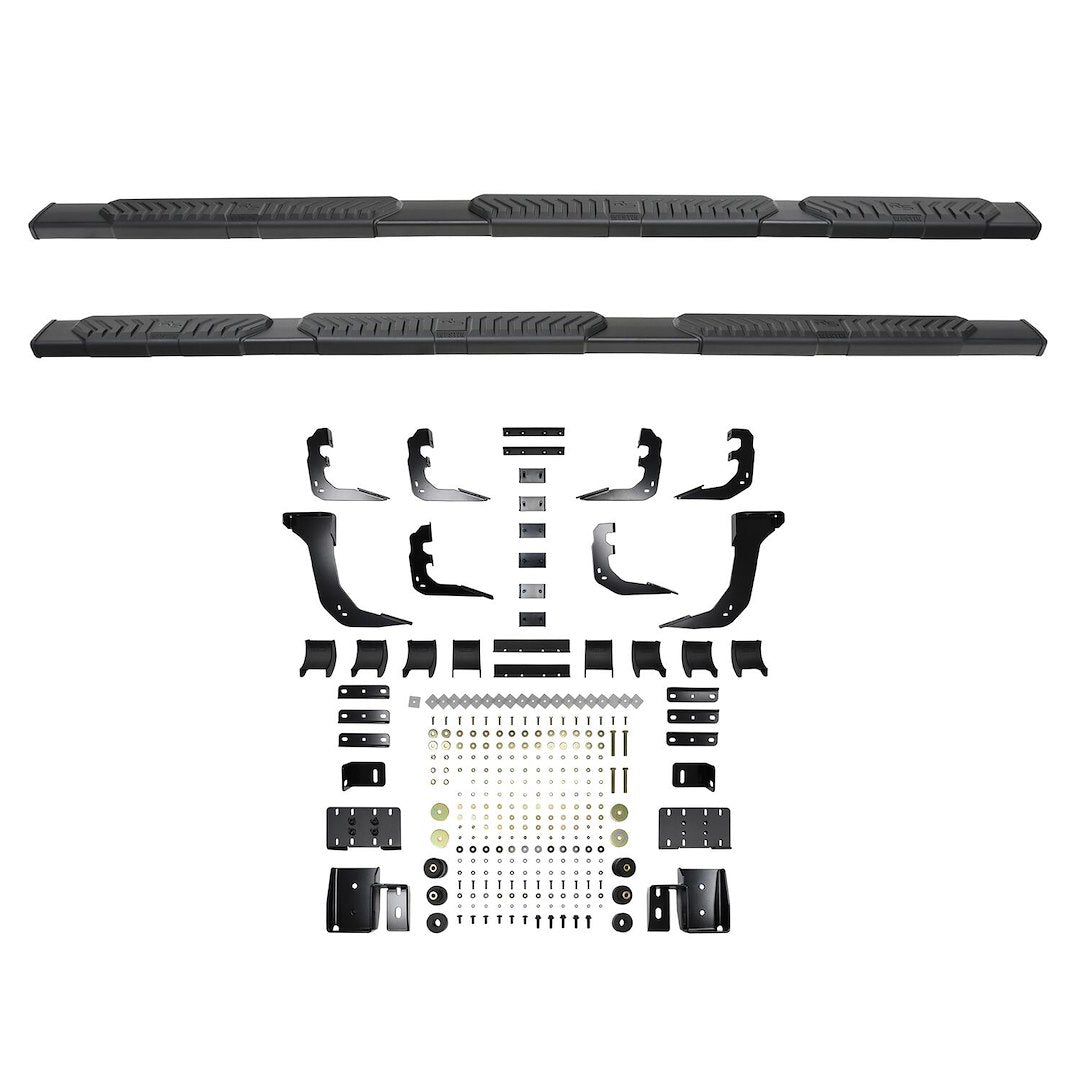 Product of Westin Automotive 28-534735 Black Powder Coated Oval Nerf Bar - Truck Wheel To Wheel 
