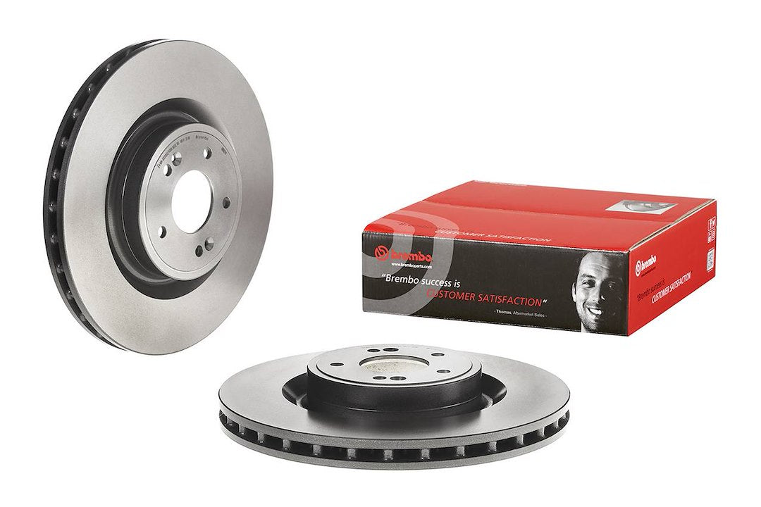 Product of Brembo 09D02711C02 Vented 1 Piece Brake Rotor 