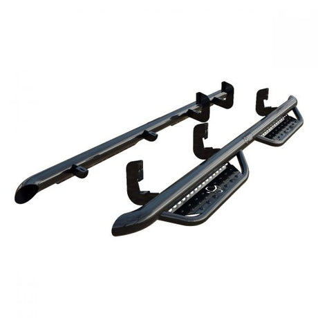 Product of Ranch Hand RSC071C1B4S Nerf Bar - Truck Wheel to Wheel Nerf Bar With Drop Down Steps 