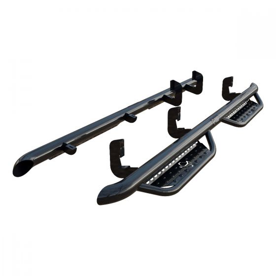 Product of Ranch Hand RSC071C1B4S Nerf Bar - Truck Wheel to Wheel Nerf Bar With Drop Down Steps 
