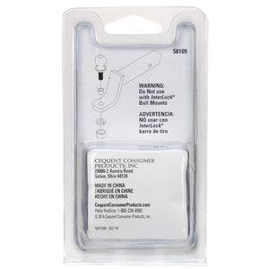 Product of Draw-Tite 58109 Trailer Hitch Ball Shank Reducer