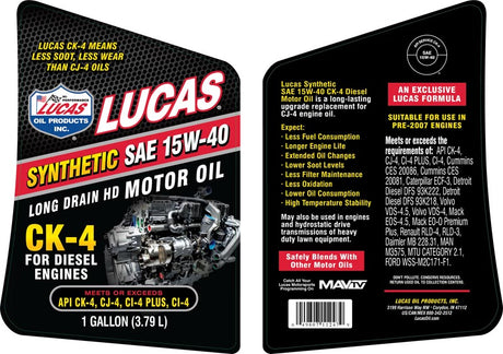 Product of Lucas Oil 10287 Oil