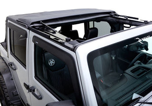 Product of Rampage 139935 Fastback Top Black Diamond Sailcloth Fabric Soft Top 