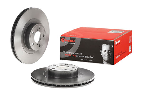Product of Brembo 09907711C02 Vented 1 Piece Brake Rotor 