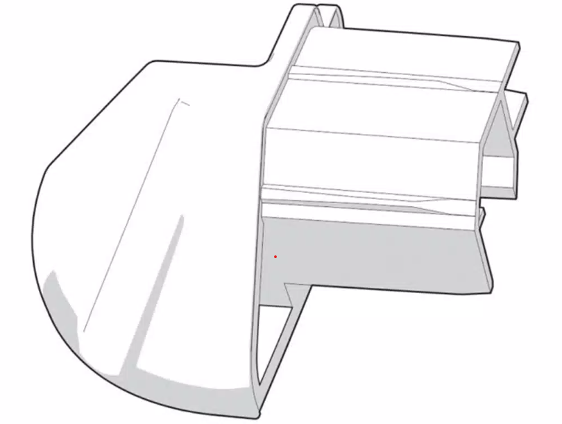 Truxedo 1118350 Tonneau Cover Rail End Cap||1118350.Png||85||t701118350||1778273