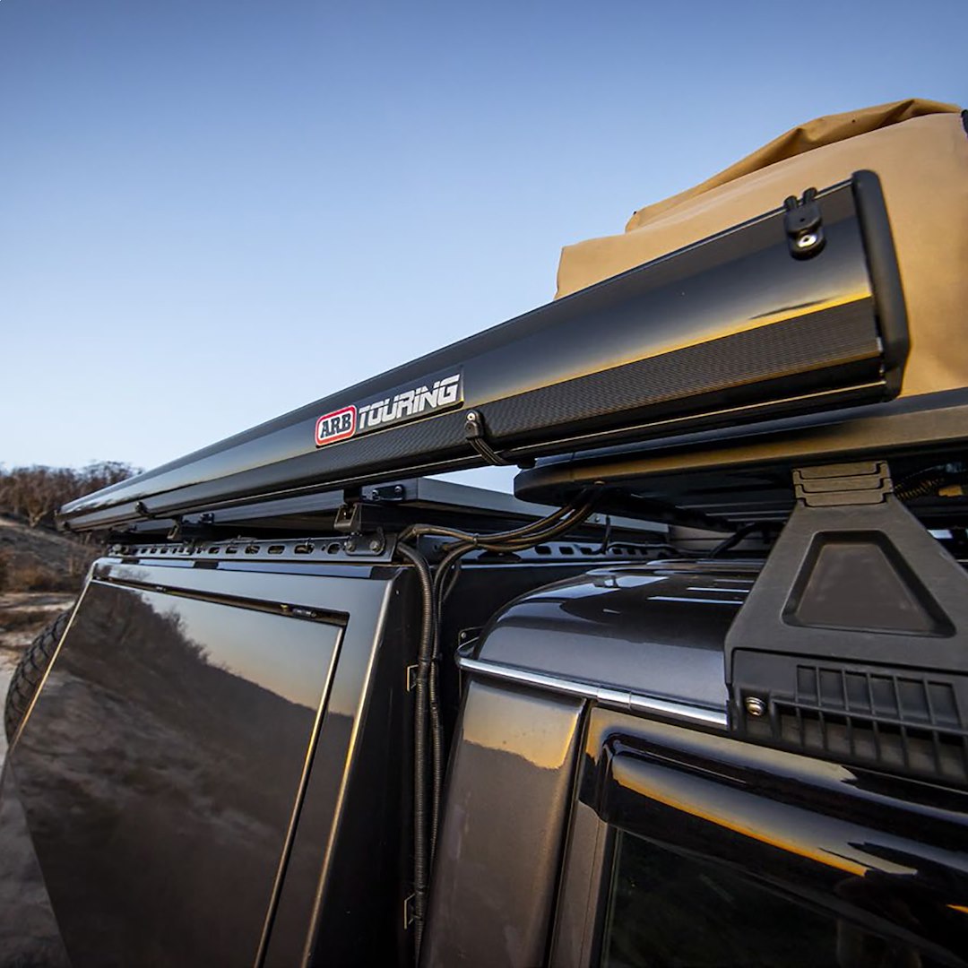 Product of ARB 814412A SUV/Pickup Overlanding Manual Awning , Tan Solid 