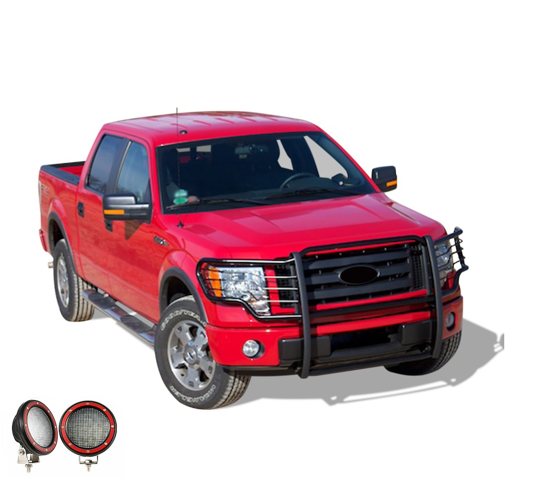 Product of Black Horse Offroad 17FP30MA-PLFR Grille Guard  