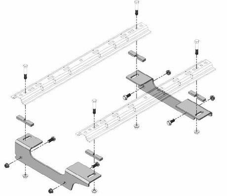Product of Demco RV 8552038 Bolt-On Fifth Wheel Trailer Hitch Mount Kit 